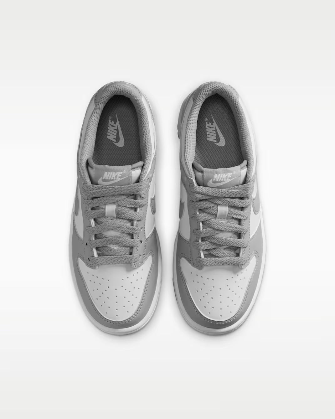 Nike Dunk Low Light Smoke Grey White (GS) - New