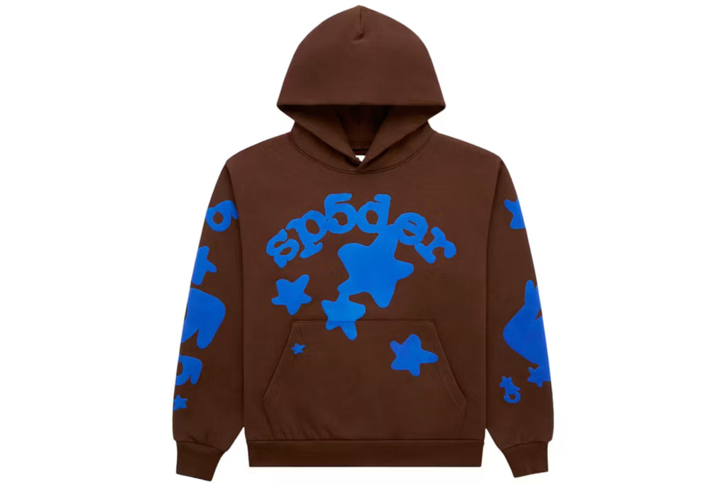 Sp5der Beluga Hoodie Brown - New