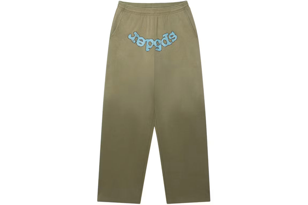 Sp5der Studded OG Logo V2 Sweatpant Olive - New