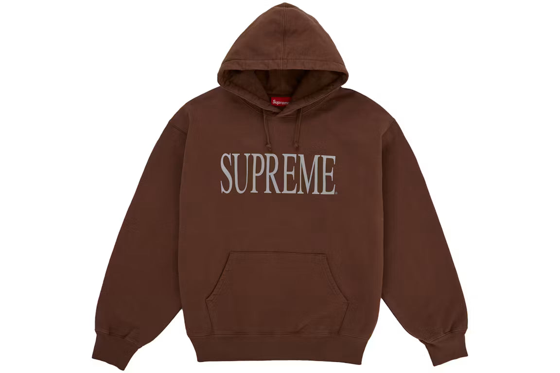Supreme Capital Hooded Sweatshirt (FW26) Brown - New
