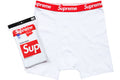Supreme Hanes Boxer Briefs (4 Pack) White - New