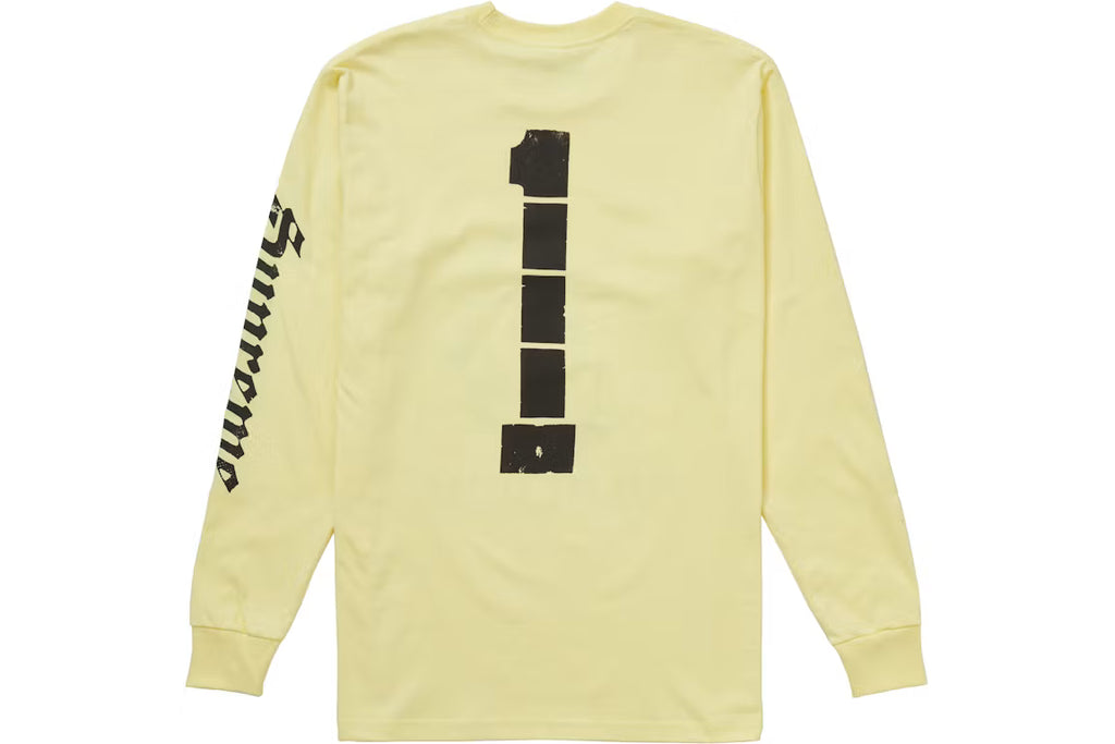 Supreme Ichi The Killer L/S Tee Pale Yellow - New