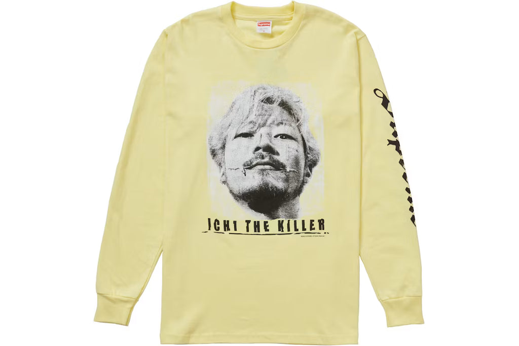 Supreme Ichi The Killer L/S Tee Pale Yellow - New