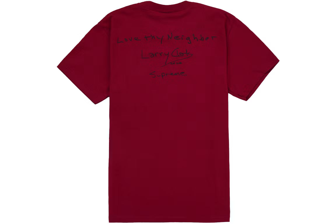 Supreme Larry Clark Neighbor Tee Red - New