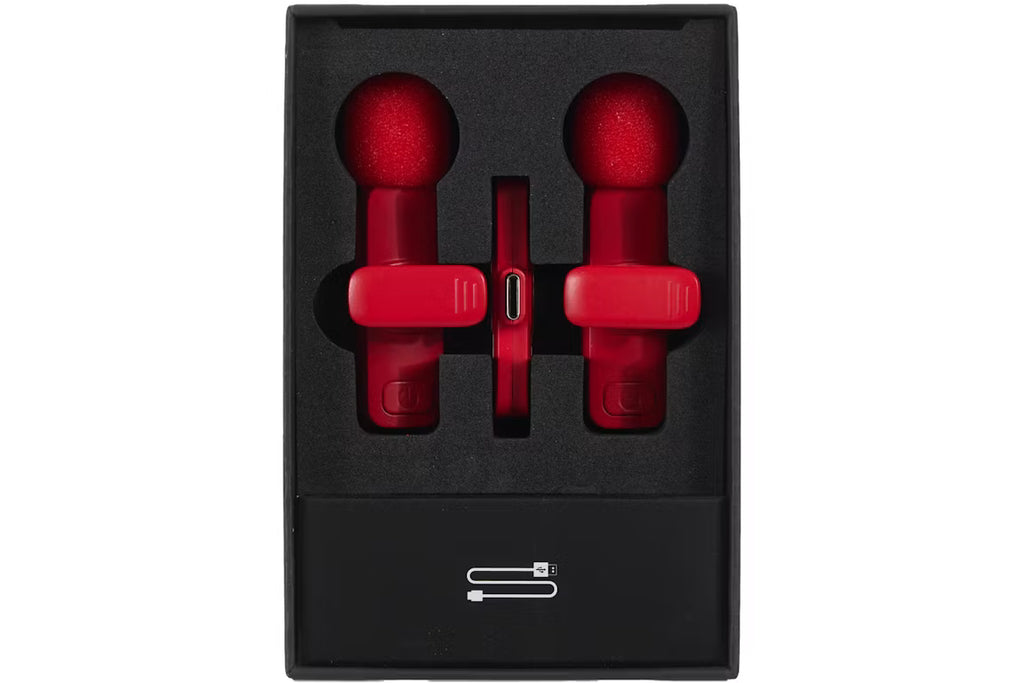 Supreme Mini Mics (Set of 2) Red - New