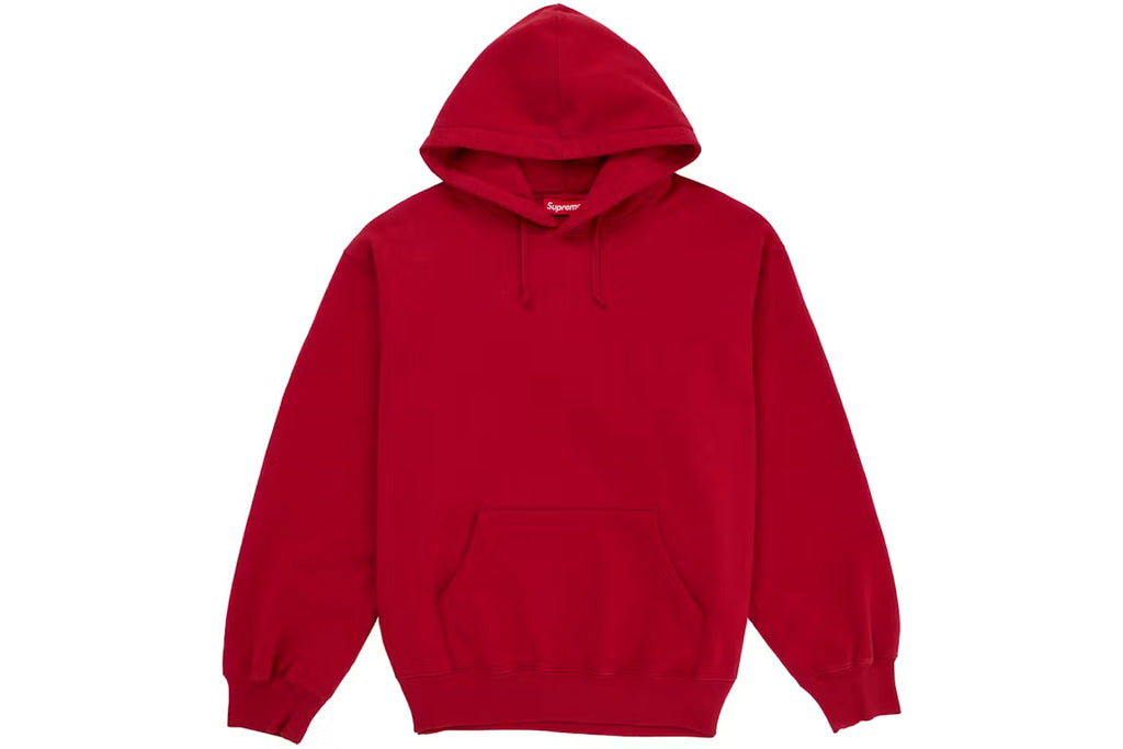 Supreme Mirrored Applique Hooded Sweatshirt Dark Red - New
