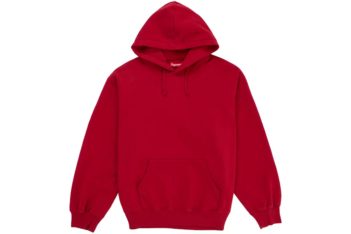Supreme Mirrored Applique Hooded Sweatshirt Dark Red - New