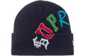 Supreme New Era Arc Beanie Navy - New