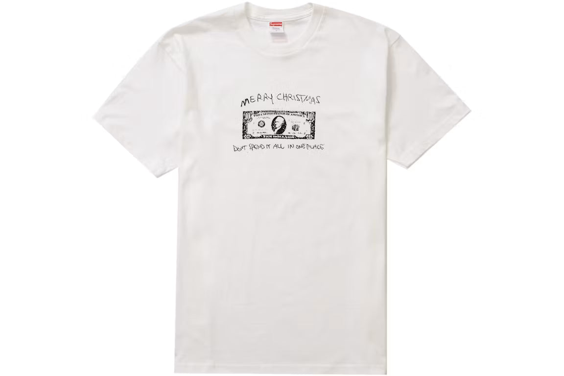 Supreme Spend It Tee White - New