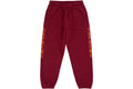 Supreme Washed Logo Sweatpant Cardinal - New