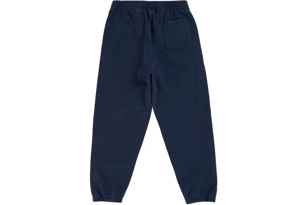 Supreme Washed Logo Sweatpant Navy - New