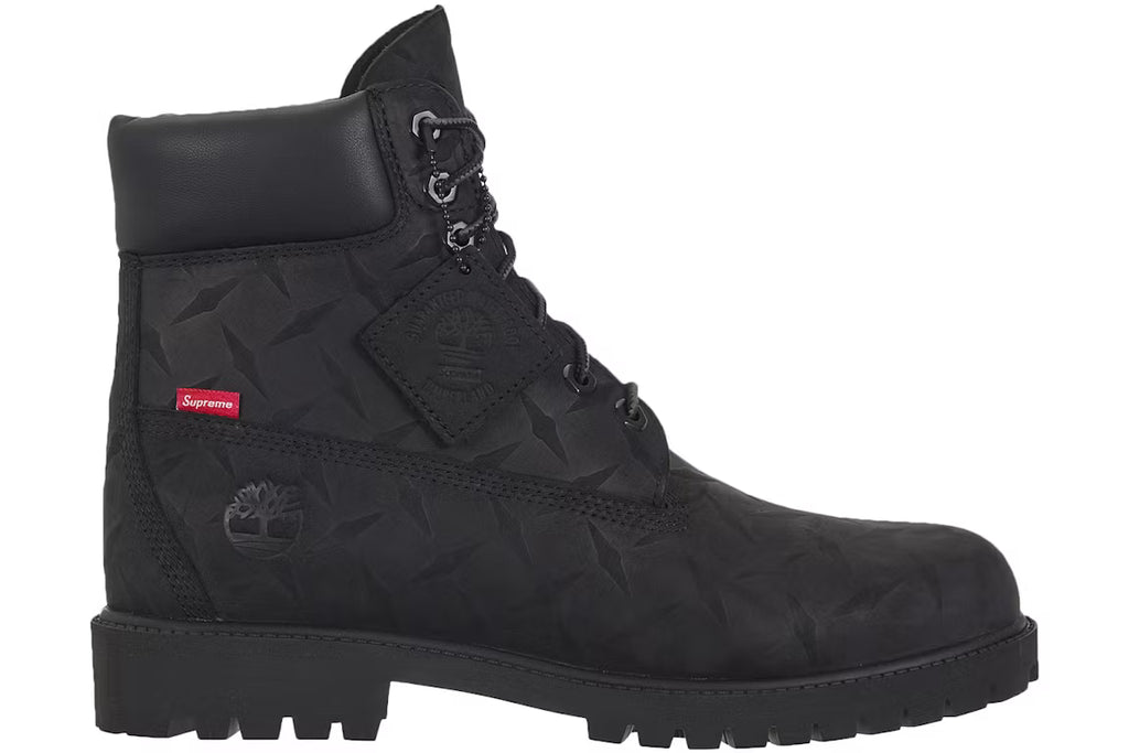 Timberland 6" Premium Waterproof Boot Supreme Diamond Plate Black (2026) - New