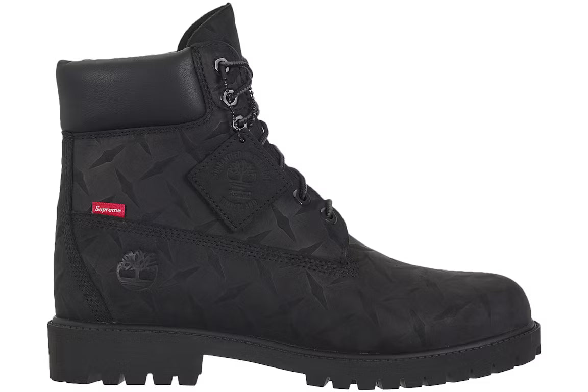 Timberland 6" Premium Waterproof Boot Supreme Diamond Plate Black (2026) - New