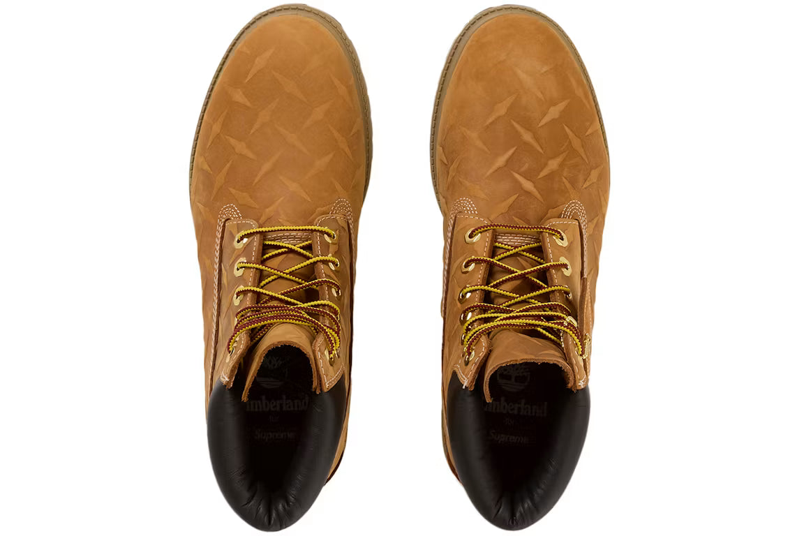 Timberland 6" Premium Waterproof Boot Supreme Diamond Plate Wheat (2026) - New