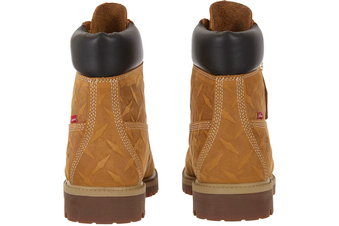 Timberland 6" Premium Waterproof Boot Supreme Diamond Plate Wheat (2026) - New