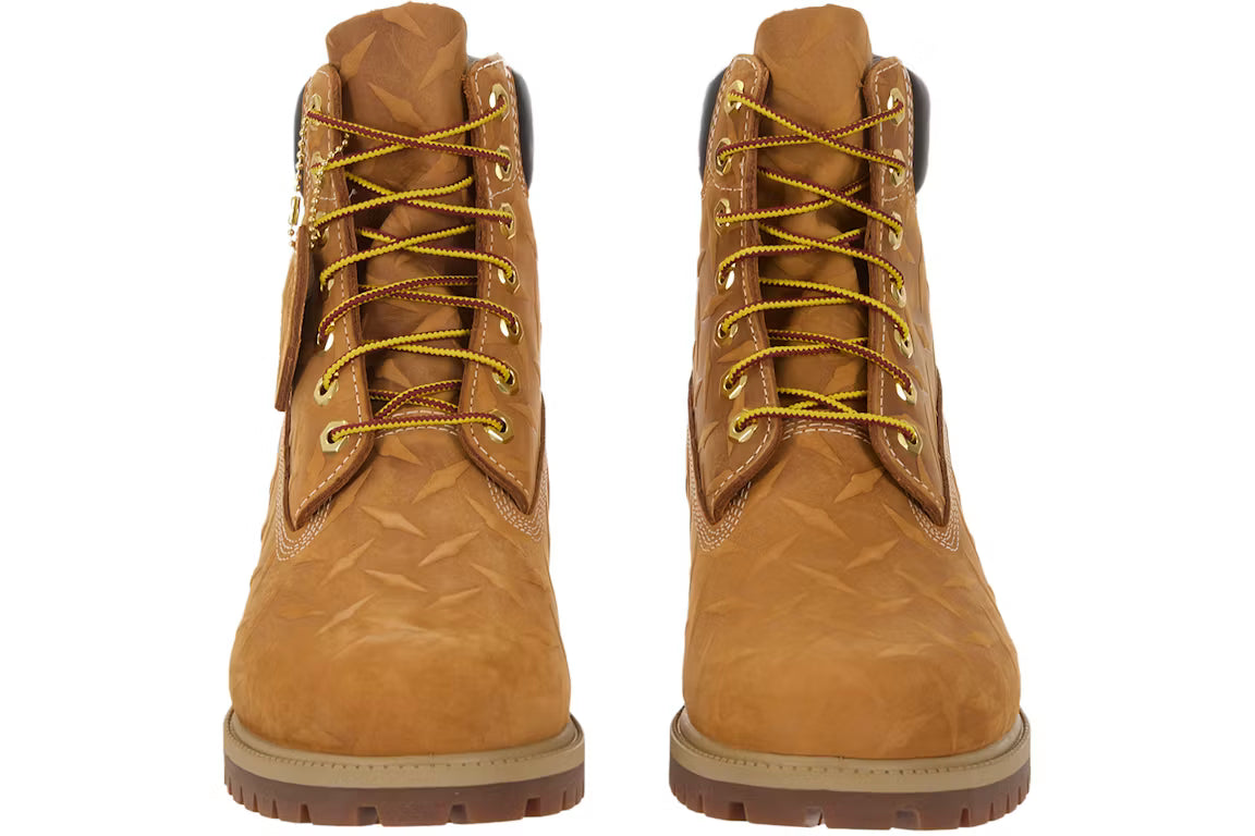 Timberland 6" Premium Waterproof Boot Supreme Diamond Plate Wheat (2026) - New