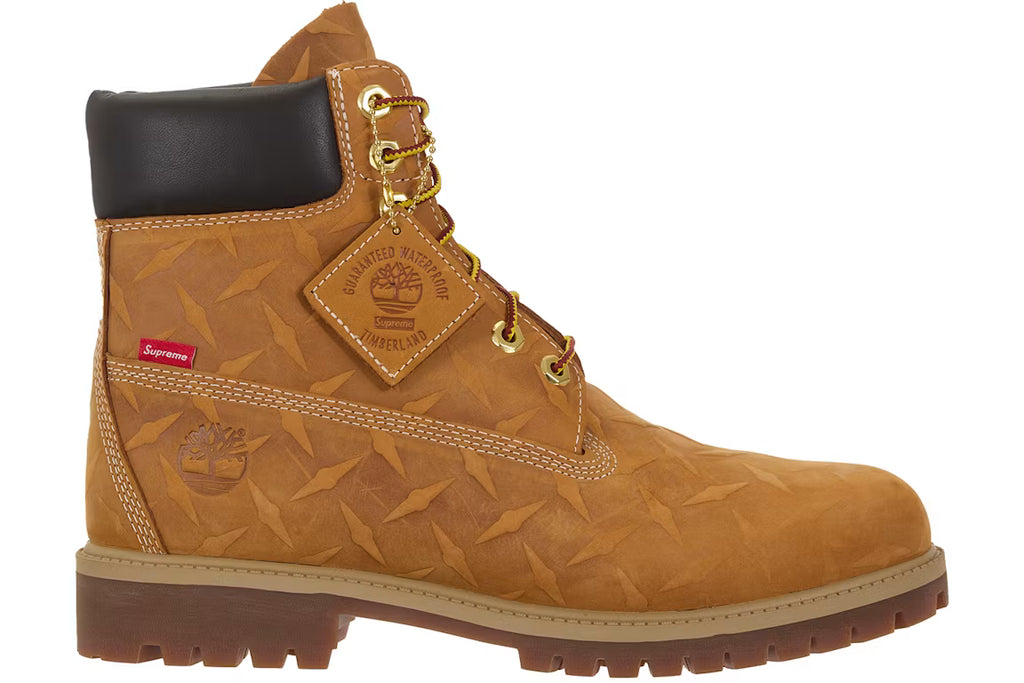Timberland 6" Premium Waterproof Boot Supreme Diamond Plate Wheat (2026) - New