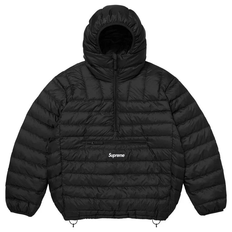 Supreme Micro Down Half Zip Hooded Pullover (FW26) Black - New