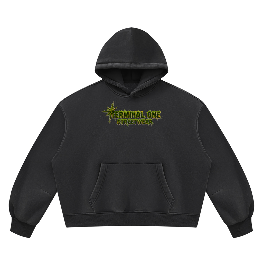 Terminal One Grass Logo Hoodie
