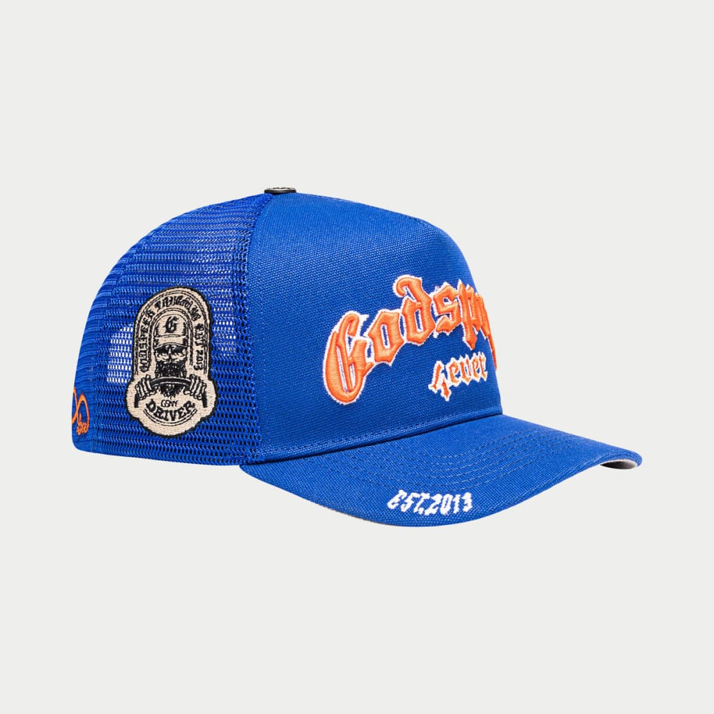 Godspeed GS Forever Trucker Hat (Blue/Orange) - New